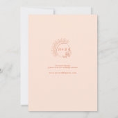 ちょうど良い結婚式 Save the Date セーブザデート (裏面)