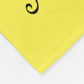 ちょうど蜂の素晴らしく黄色いのまわりに フリースブランケット (角)