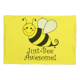 ちょうど蜂の素晴らしく黄色いのまわりに 枕カバー