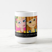 "ちょうど蜂「n私女の子"の聖なる書物、経典のコーヒー・マグ コーヒーマグカップ (中央)