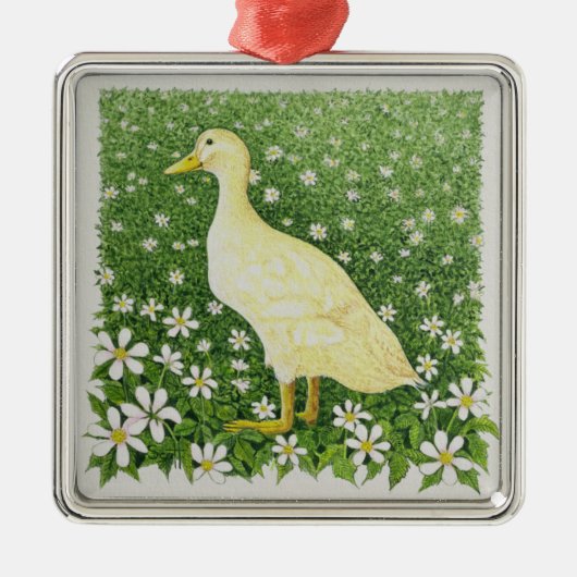 ちょうど見ます メタルオーナメント (正面)