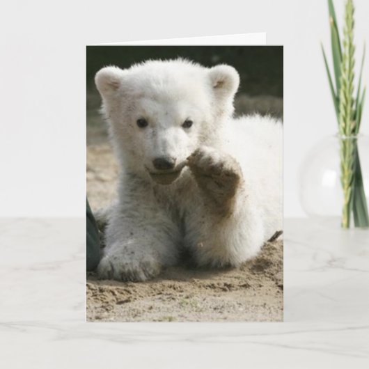 ちょうど言うためこんにちは カード (正面)