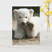 ちょうど言うためこんにちは カード (黄色い花)