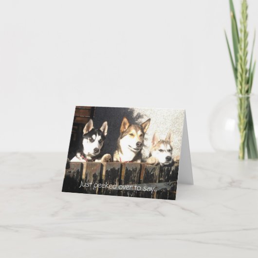 ちょうど言うためにかいま見られる。 カード (正面)