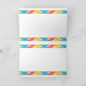 ちょうど言って下さい"こんにちは!" -挨拶状 カード (内部)