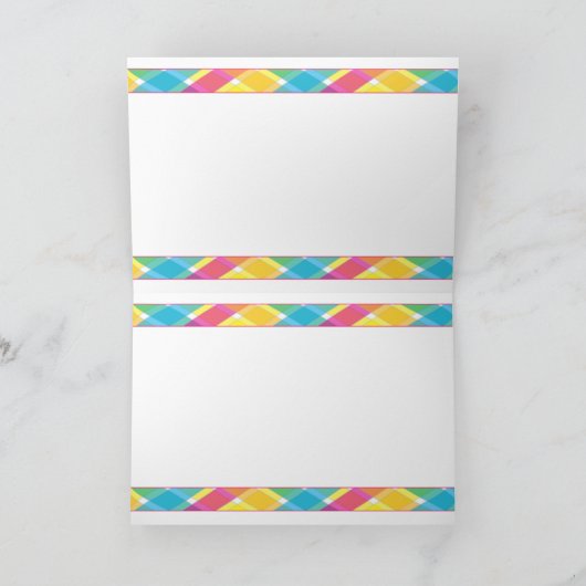 ちょうど言って下さい"こんにちは!" -挨拶状 カード (内部)