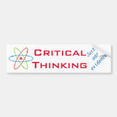 ちょうど証拠を加えて下さい! バンパーステッカー (正面)