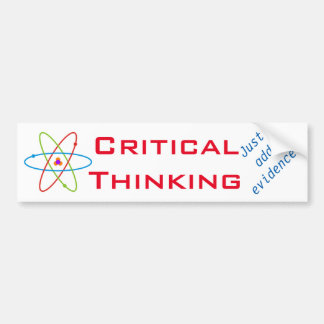 ちょうど証拠を加えて下さい! バンパーステッカー