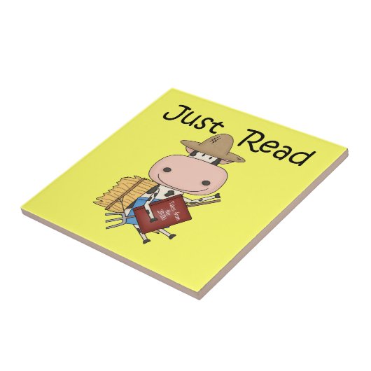 ちょうど読書 タイル (側面)