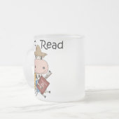 ちょうど読書 フロストグラスマグカップ (正面左)
