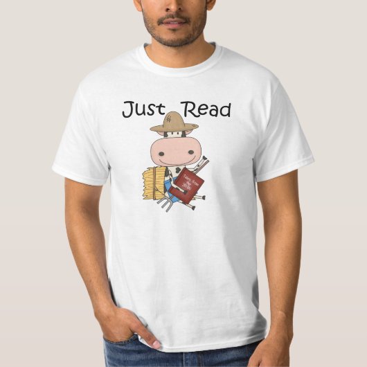 ちょうど読書 Tシャツ (正面)