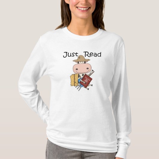 ちょうど読書 Tシャツ (正面)