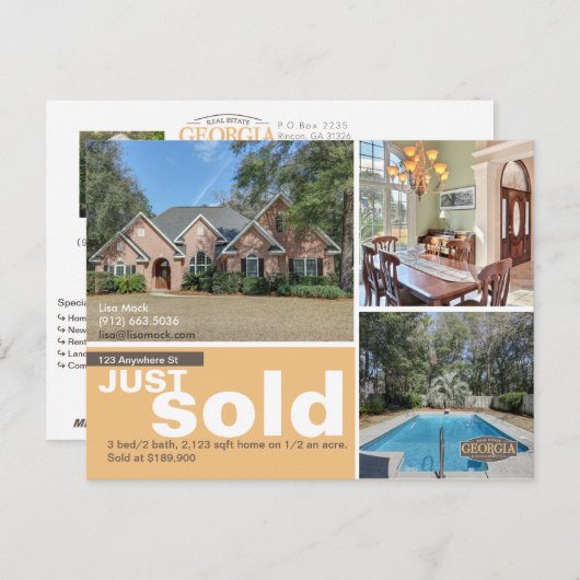 ちょうど販売された大きい写真 案内ポストカード (正面/裏面)