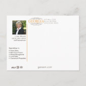 ちょうど販売された2写真 案内ポストカード (裏面)