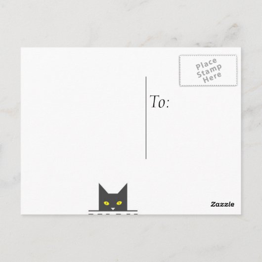 ちょうど郵便はがきを点検すること ポストカード (裏面)