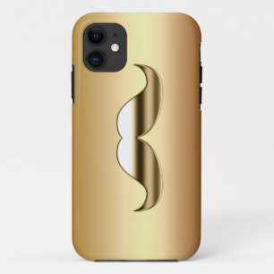 ちょうど金ゴールドの髭のiPhone 5の例 iPhone 11 ケース