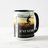 ちょうど開始! マグカップ (正面右)