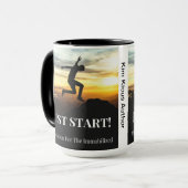 ちょうど開始! マグカップ (正面左)