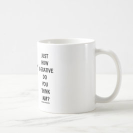 ちょうど陰性私をあります考えますいかにか。 (ベータNeg。) コーヒーマグカップ