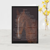 ちょうど馬の挨拶状 カード (黄色い花)