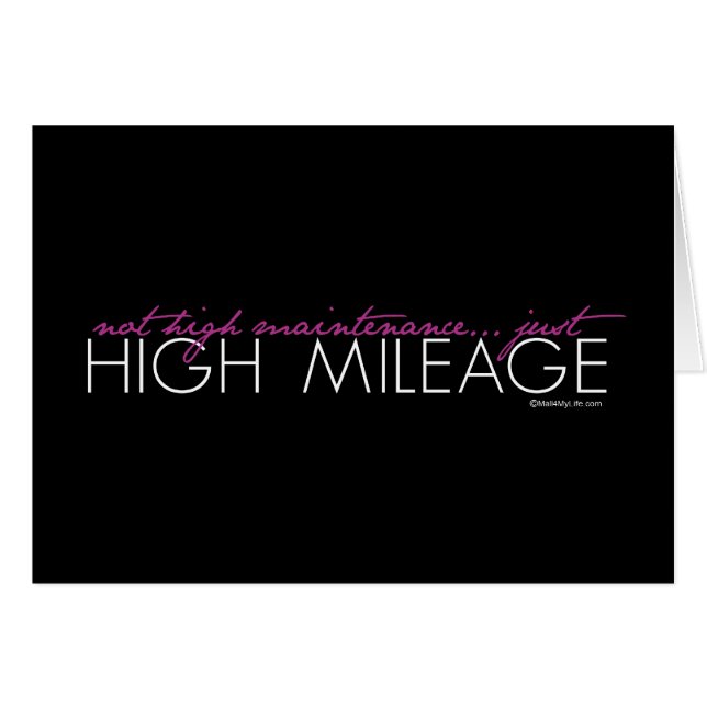 ちょうど高いマイレッジ (正面横)