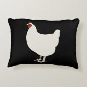 ちょうど鶏のための事を、それありますすべてが…得ました アクセントクッション (裏面)