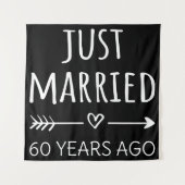 ちょうど６０年前に結婚しました。 タペストリー (正面)