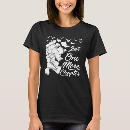 ちょうど1つのより多くの章-おもしろいな読書ギフト Tシャツ (正面)
