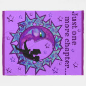 ちょうど1つのより多くの章! 愛書家のための毛布 フリースブランケット (正面(横))