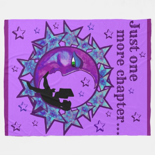 ちょうど1つのより多くの章! 愛書家のための毛布 フリースブランケット (正面(横))