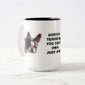 ちょうど1つを所有できません ツートーンマグカップ (正面左)