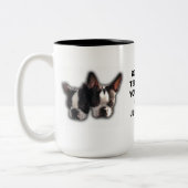 ちょうど1つを所有できません ツートーンマグカップ (左)