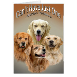 ちょうど1匹のゴールデン・リトリーバーカードを持つことができません