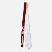 ちょうど1本の赤い赤ワインのタイ ネクタイ (裏面)