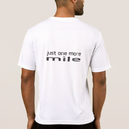 ちょうど1枚のより多くのマイルのランナーのワイシャツ Tシャツ
