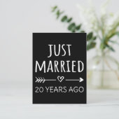 ちょうど20年前に結婚しました I ポストカード (スタンド正面)