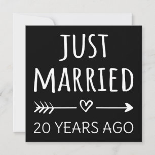 ちょうど20年前に結婚しました I 招待状