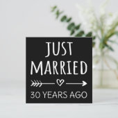 ちょうど30年前に結婚しました 招待状 (スタンド正面)