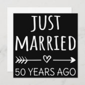 ちょうど50年前に結婚しました I 招待状 (正面/裏面)