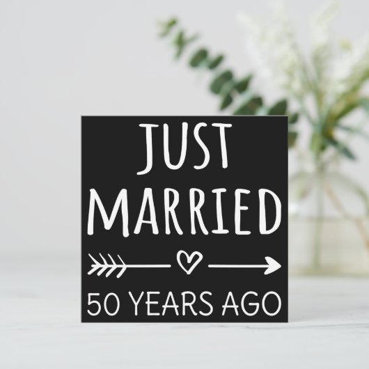 ちょうど50年前に結婚しました I 招待状 (スタンド正面)