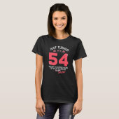 ちょうど54ワイン飲む54誕生日飲G Tシャツ (正面フル)