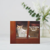 ちょうど～によって落下する ポストカード (スタンド正面)