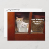 ちょうど～によって落下する ポストカード (正面/裏面)