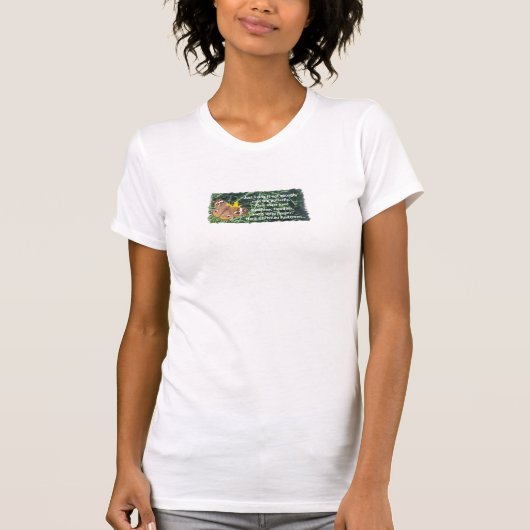 ちょうど-ワイシャツ住んでいます Tシャツ (正面)