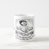 ちょうど…呼吸して下さい コーヒーマグカップ (中央)
