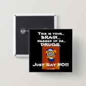 "ちょうど!断って下さい!! " 缶バッジ (正面&裏面)