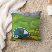 "ちょうど"涙のトレーラーの装飾用クッションを脱出する クッション (ブランケット)