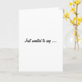 ちょうど…言いたいと思いました カード (黄色い花)