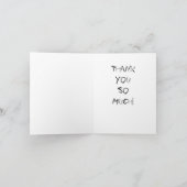 ちょうど…言いたいと思いました サンキューカード (内部)