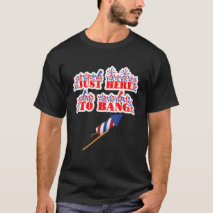 ちょうどBang Fireworks 7月の4日Punミーム Tシャツ